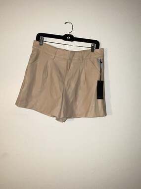 Forever 21 Faux Leather High-Waist Shorts